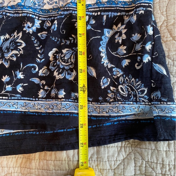 Loft long sleeve boho style cotton blouse. Size M - Picture 5 of 5